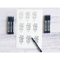 Feutre Fin de Précision Drawliner 1880 Noir (0.5) 0,5 mm