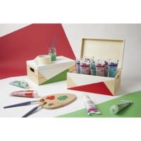 Tube 120ml Peinture Acrylique Décocrème Mat NACRE RUBIS