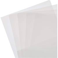 Sachet Lot de 5 chemises double poche incolore en PP 18/100e. 2 x A4 ou A3