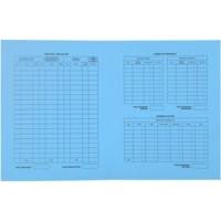 Pack 25 chemises Avocats Imprimées Procédure 25x32 cm 265g Bleu - EXACOMPTA