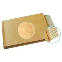 Boite de 50 sacs à soufflets kraft armé brun 26 280x375 130g bande de protection - GPV